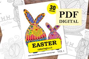  Easter Coloring Book for Adults