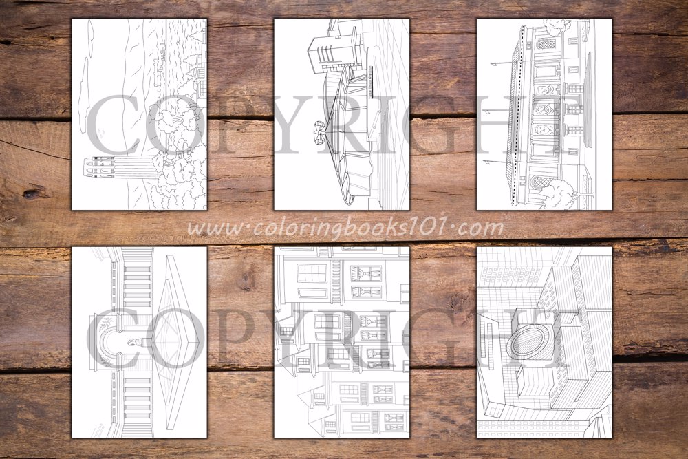 San Francisco Coloring Book for Adults