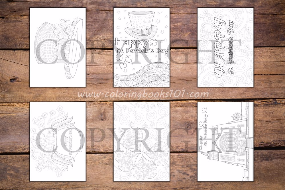 St Patrick’s Day Coloring Book for Adults