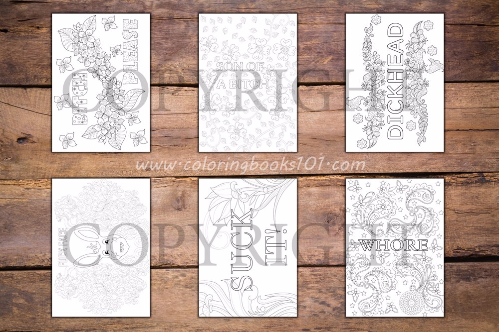 Swearing Coloring Book for Adults