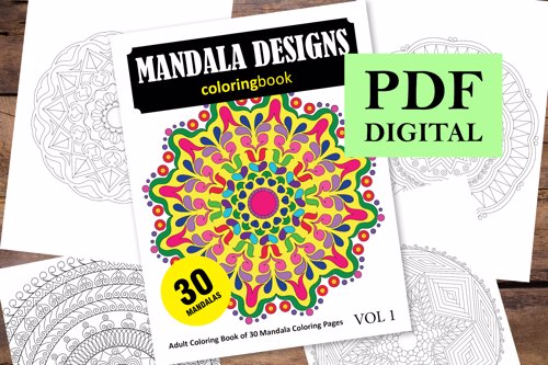 Mandala Designs Coloring Book for Adults