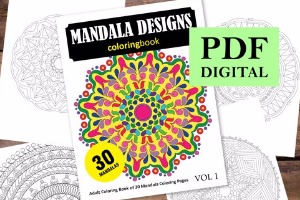 Mandala Designs Coloring Book for Adults