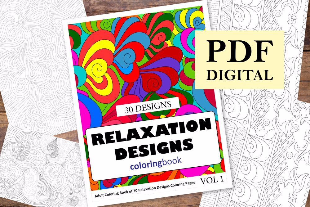 Relaxation Coloring Book for Adults