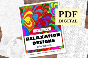 Relaxation Coloring Book for Adults